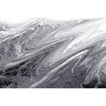 Fotodrobė "Silver fluid art" Fotodrobės interjerui | Colorbee.lt